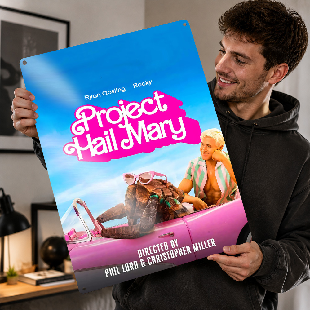 Home Cinema Gifts - Projekt Hail Mary Filmplakat Kino-Wandkunst Personalisiertes