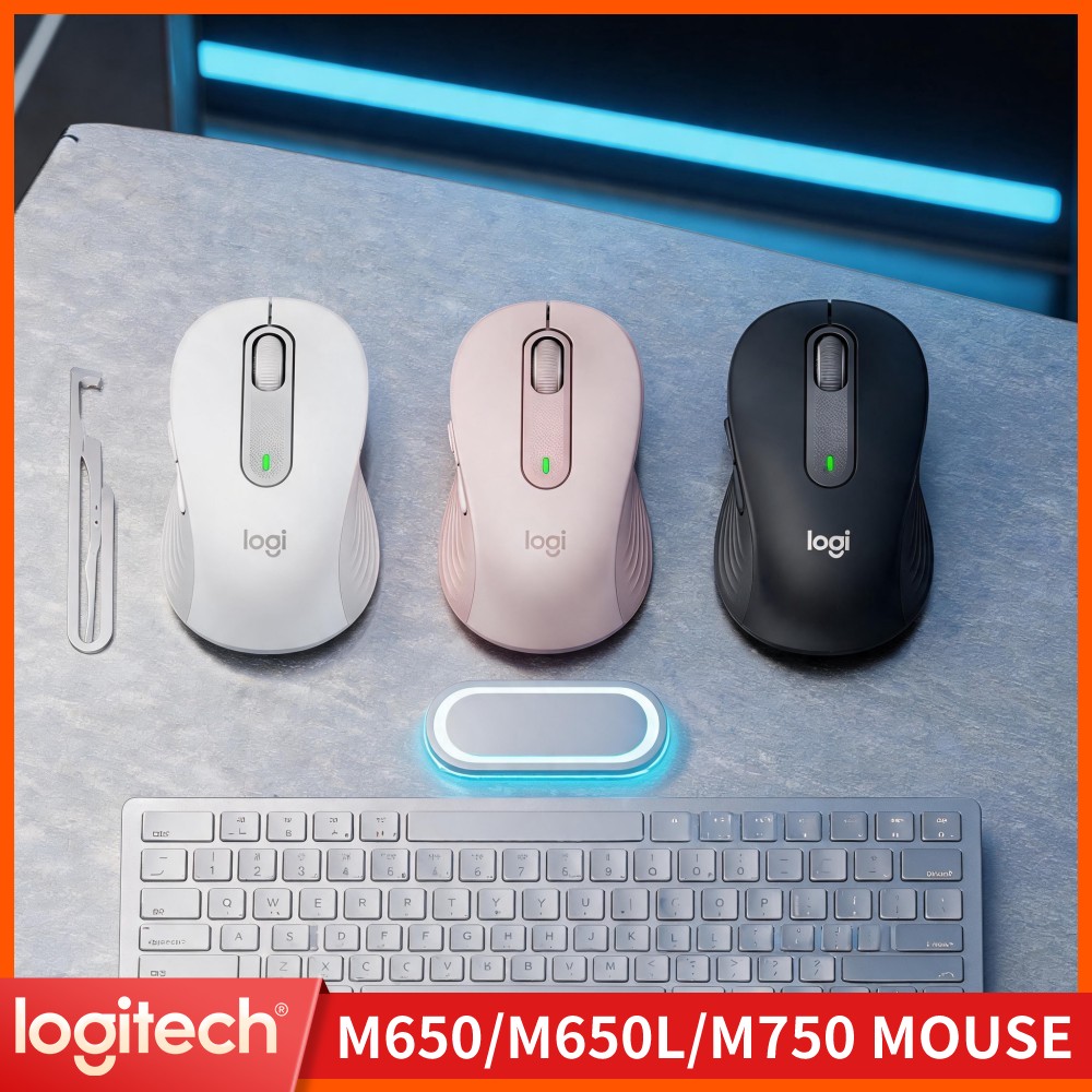 Logitech Home Cinema - Logitech M650 Ergonomische Kabellose Maus Doppelte