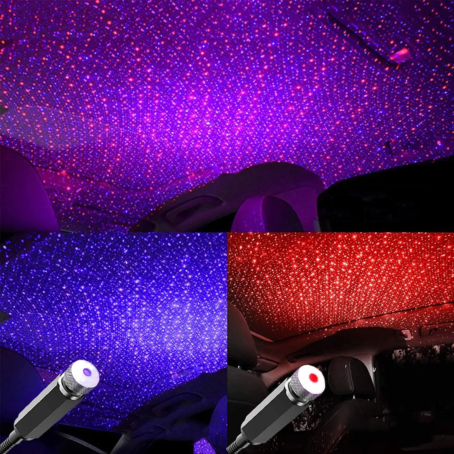 Projector Mount Ceiling - Romantische LED-Sternenhimmel-Nachtlampe 5V USB-Anschluss Galaxie-Sternprojektor für