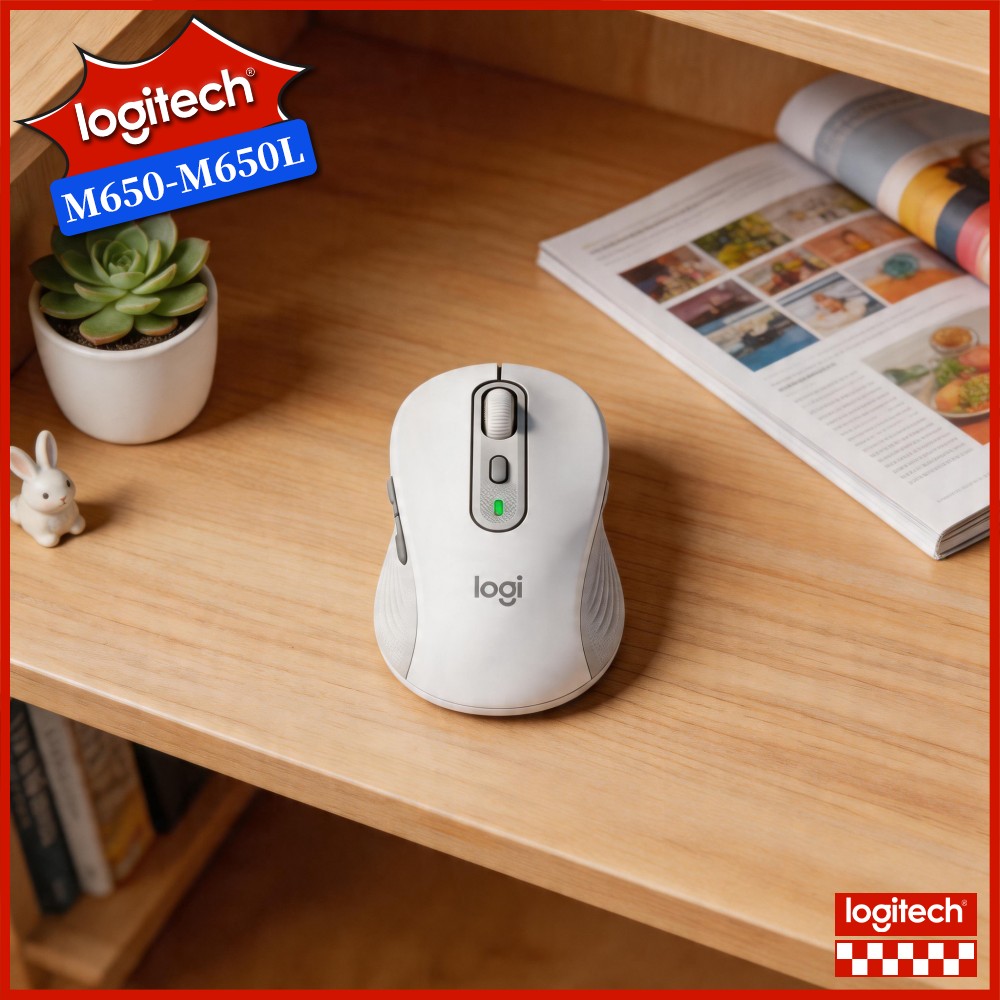 Logitech Home Cinema - Logitech M650/M650L Signature Maus - Kabellos