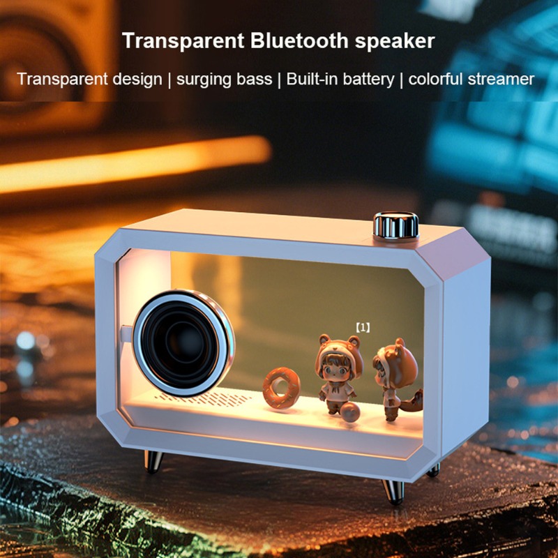Home Cinema Amazon - DIY Transparenter Bluetooth-Lautsprecher RGB Bunte Beleuchtung