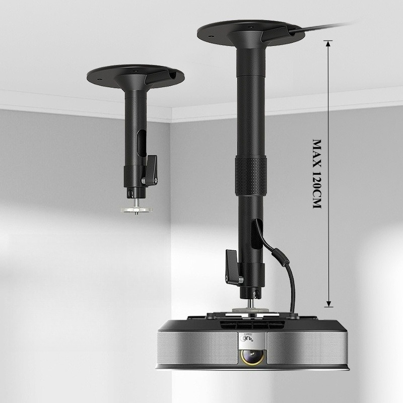 Projector Mount Ceiling - Meistverkaufte Projektorhalterung MAX 3,5KG Projektor-Decken-Wandhalterung Legierung