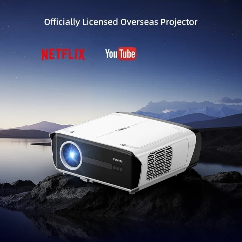 Netflix Home Cinema - Nativer 1080P 1850ANSI Tragbarer Projektor mit