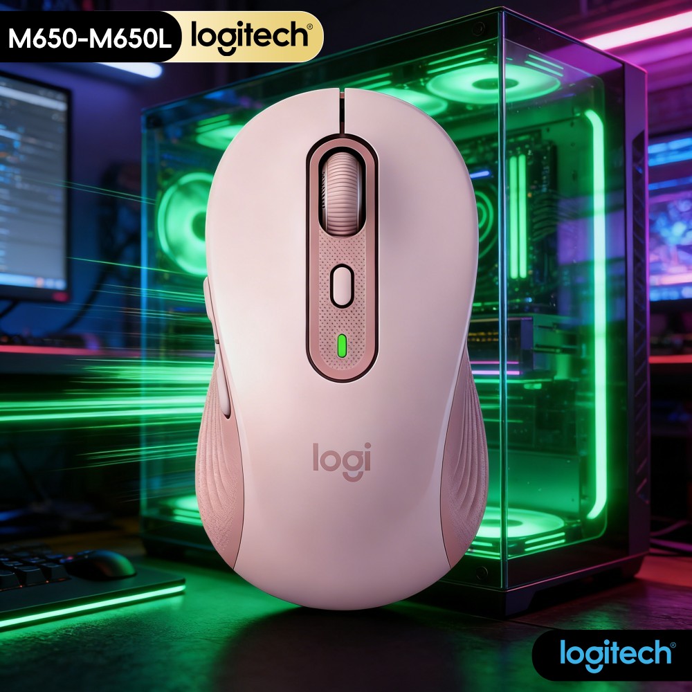 Logitech Home Cinema - Logitech M650 Signature Ergonomische Maus Kabellos