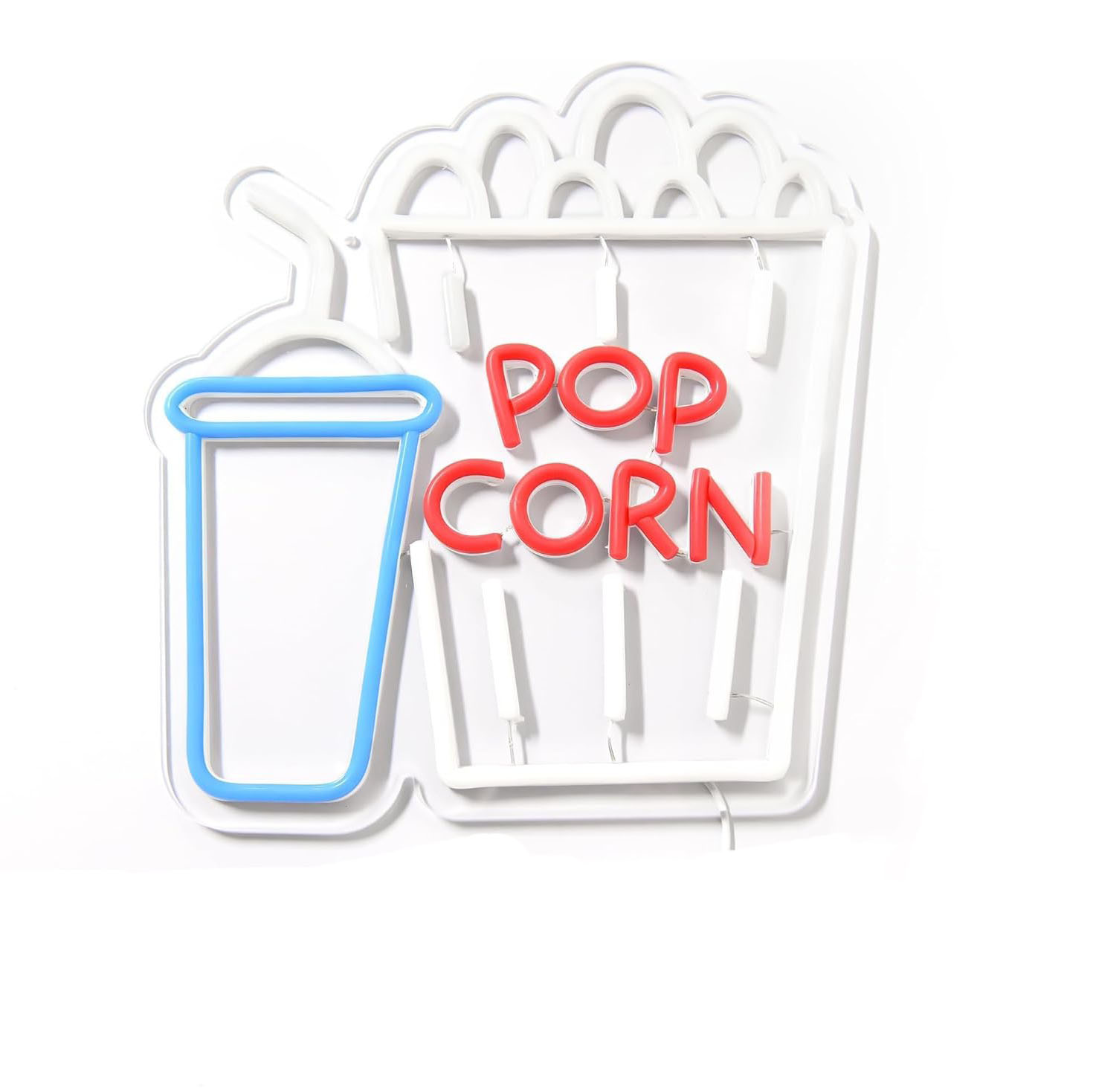 Popcorn-Getränke-Neonschild LE – Home Cinema Wall Lights Bewertung und Preis