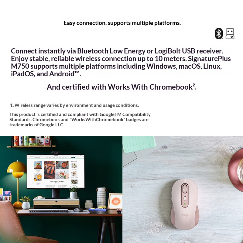 Ergonomische M750 Wireless-Mau – Logitech Home Cinema Bewertung und Preis