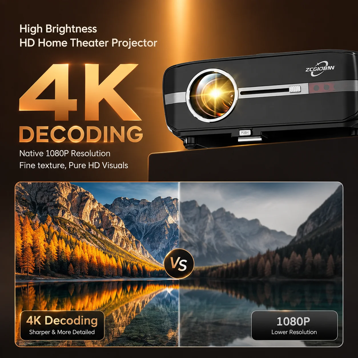 Offizieller Google TV 4K-Proje – Netflix Home Cinema Bewertung und Preis