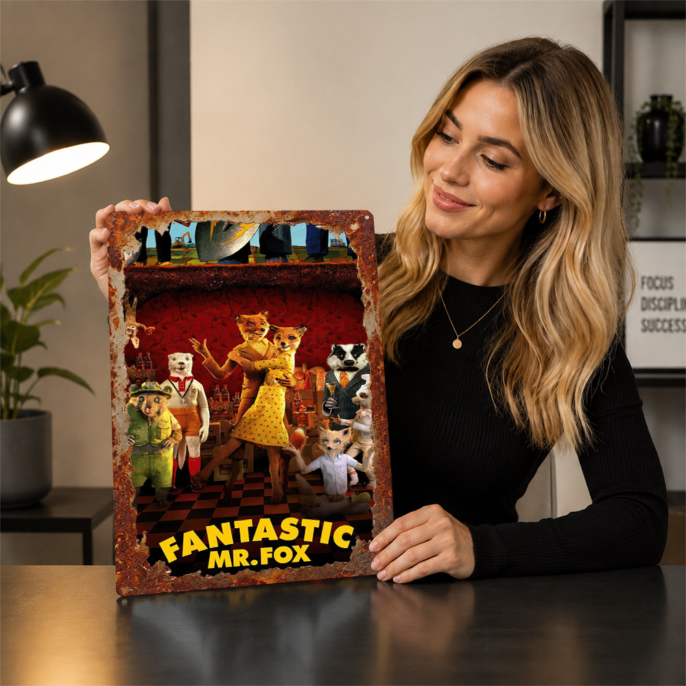 Fantastisches Mr. Fox Filmplak – Home Cinema Gifts Bewertung und Preis