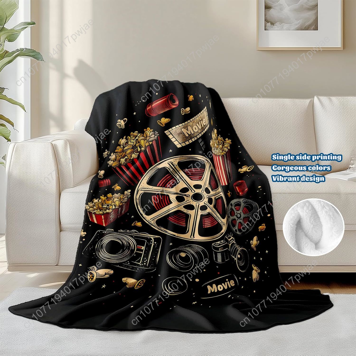 Film Ticket Popcorn Überwurfde – Home Cinema Gifts Bewertung und Preis