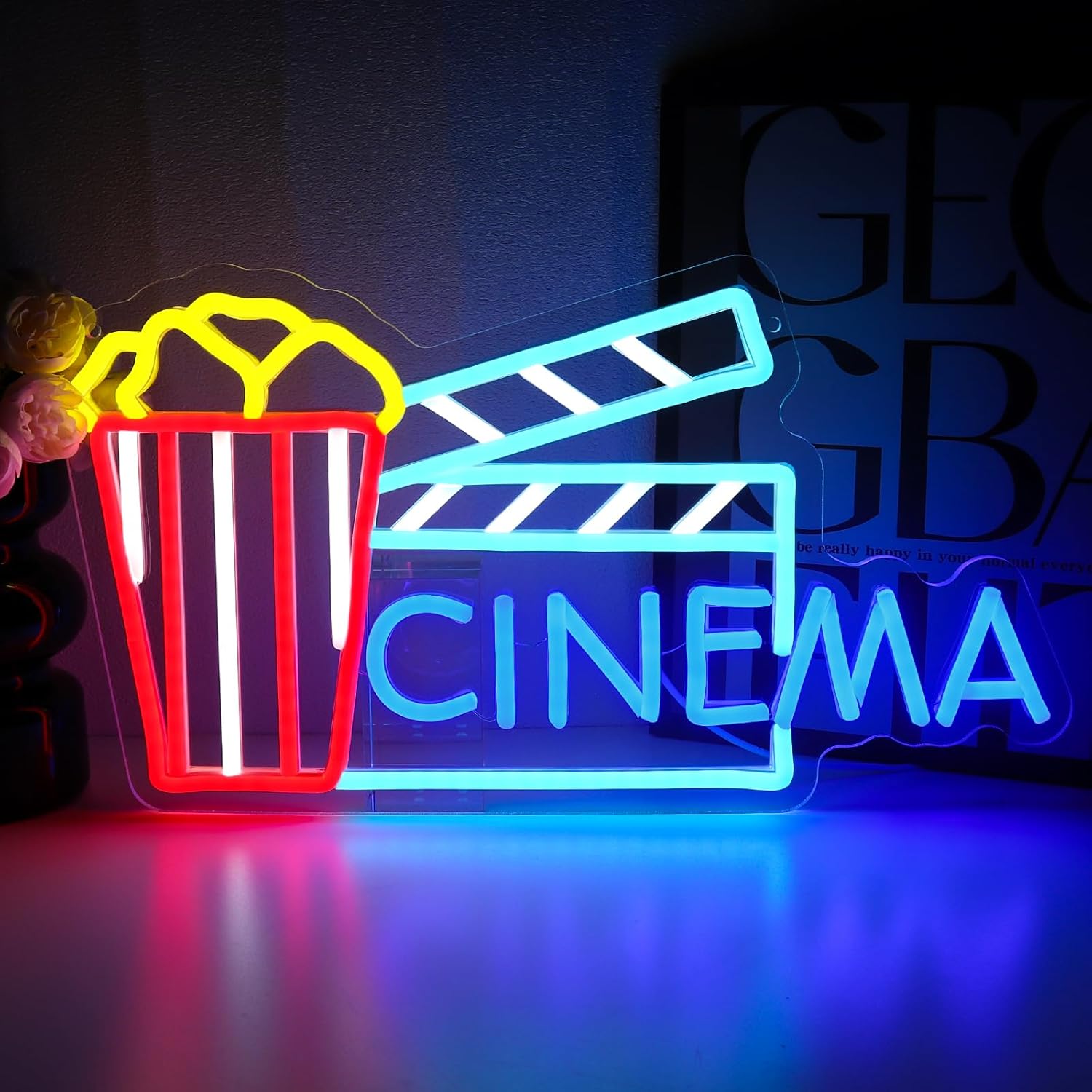 Kino-Neonlicht-Wanddekoration  – Home Cinema Wall Lights Bewertung und Preis