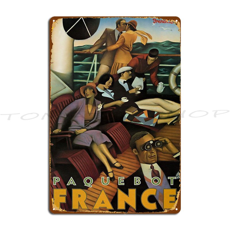 Paquebot France Retro-Poster M – Home Cinema France Bewertung und Preis