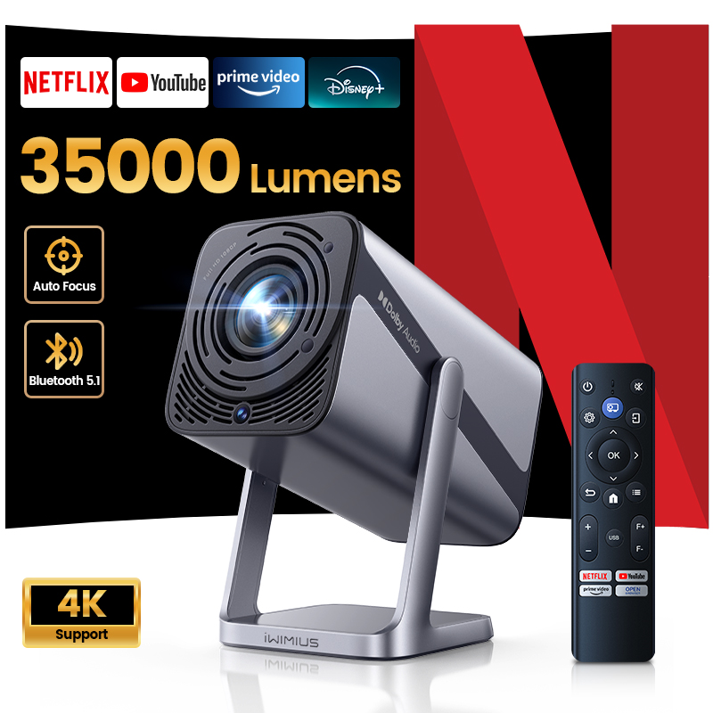 WIMIUS Projektor 4K Netflix Li – Netflix Home Cinema Bewertung und Preis