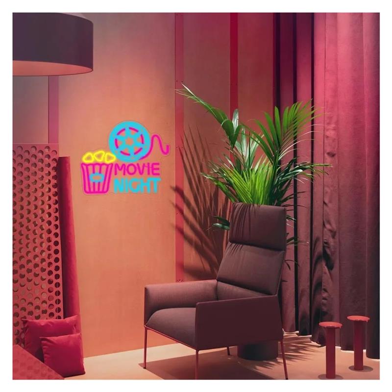 Neonschild „Movie Night“, Popc – Home Cinema Wall Lights Bewertung und Preis