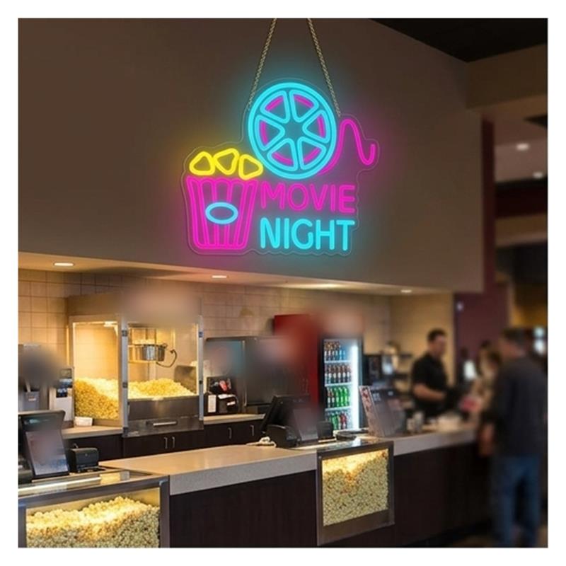 Neonschild „Movie Night“, Popc – Home Cinema Wall Lights Bewertung und Preis